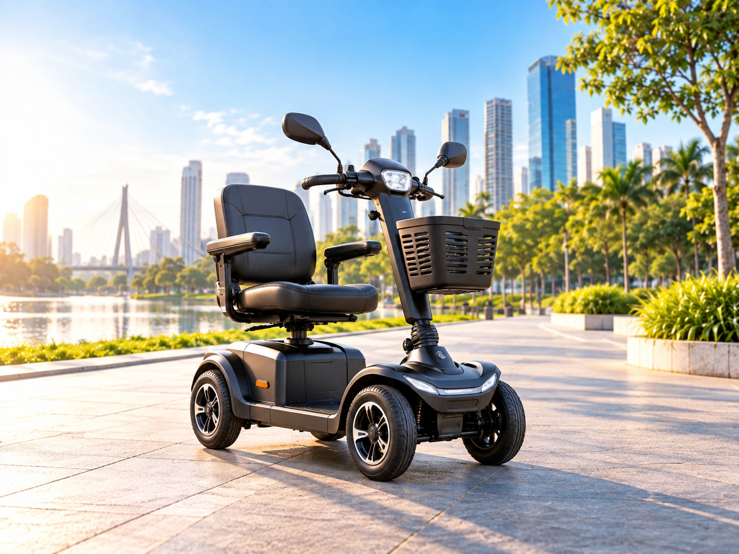 Scooter elétrica compacta de mobilidade individual